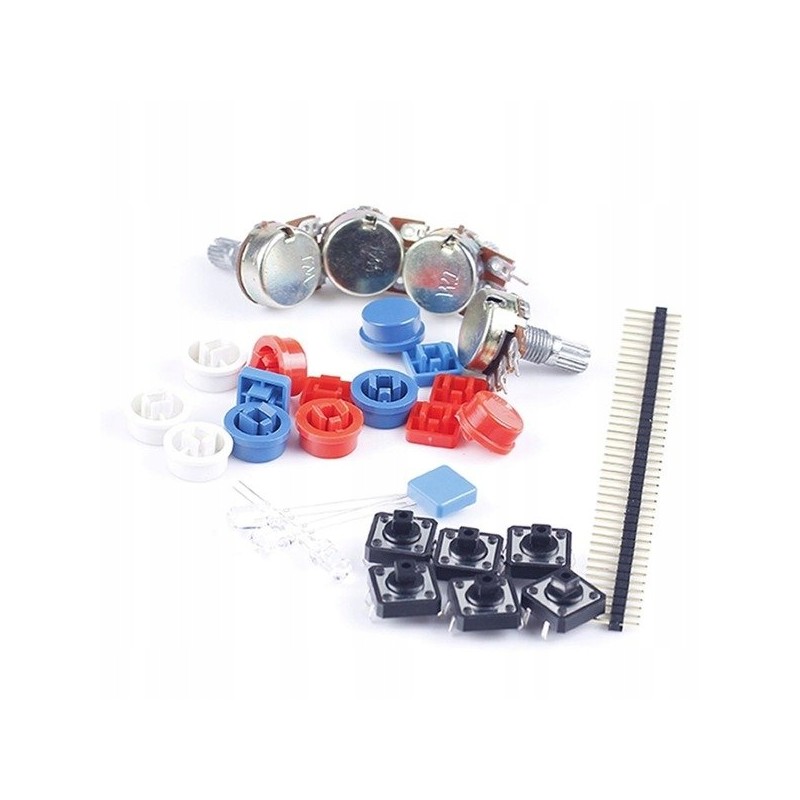 Zestaw elementów biernych do Arduino 220 sztuk